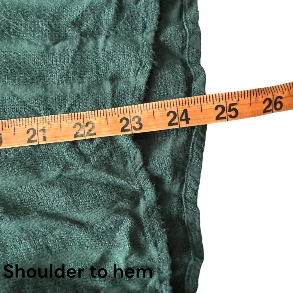 Skies are Blue Green Long Sleeve Collared Button Down Shirt Extra Large XL - Picture 7 of 10